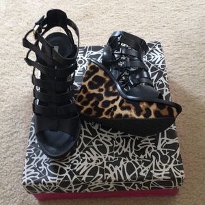 Black Strappy Sandals